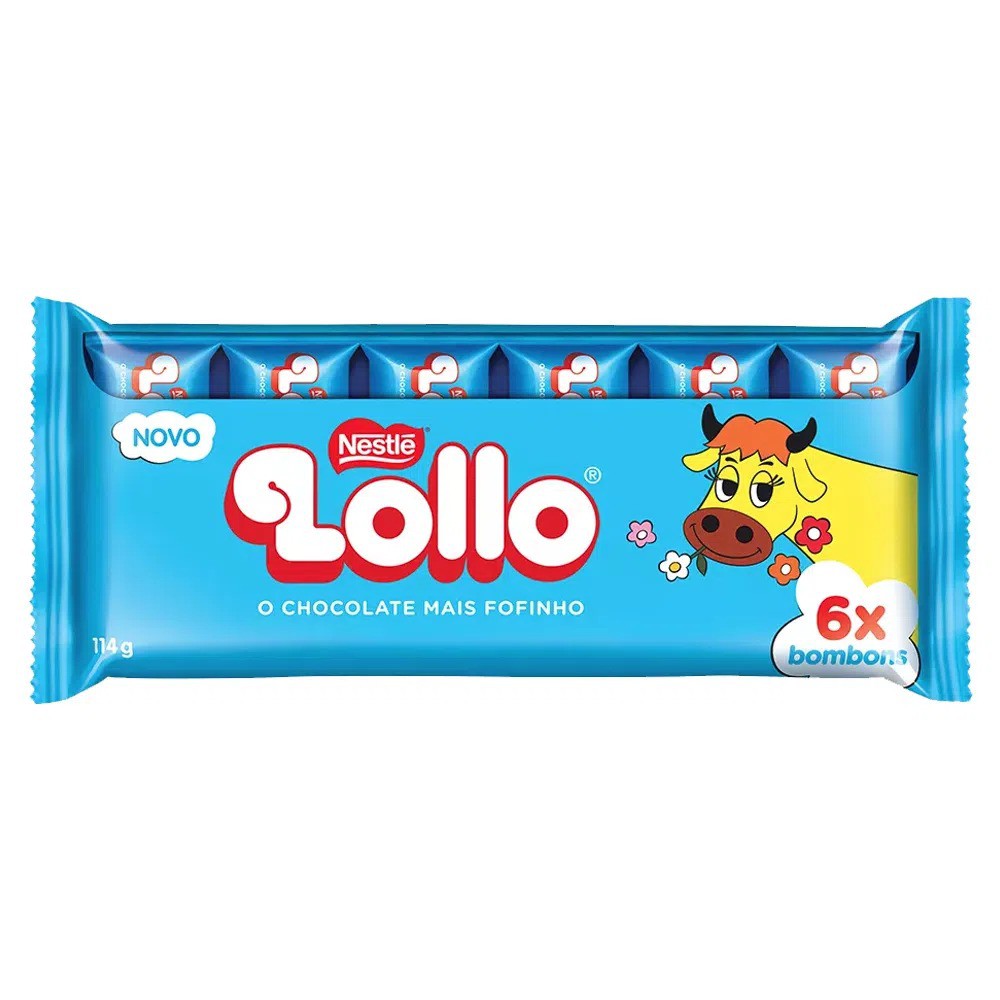 Chocolate LOLLO Nestlé | Shopee Brasil