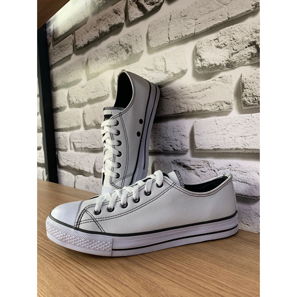 All star hot sale branco replica