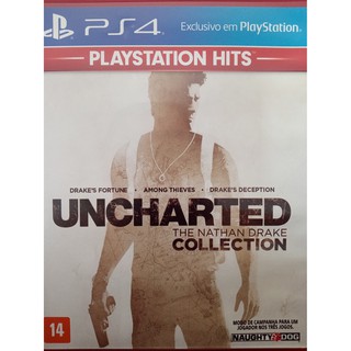 Uncharted Collection Ps4 Mídia Física Lacrado