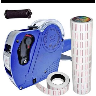 kit etiquetadora c/etiquetas de preço 8 dígitos + 10 mil etiquetas + tinta mx550