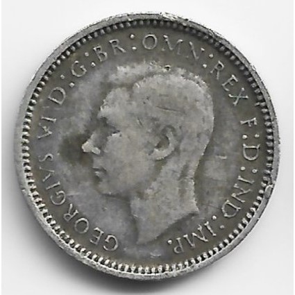 Produto Numismático Colecionável Moeda Austrália Prata 3 Pences