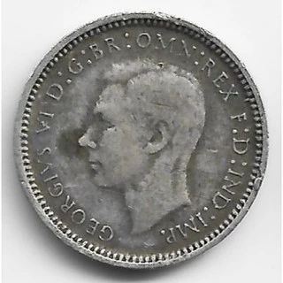 Produto Numismático Colecionável Moeda Austrália Prata 3 Pences