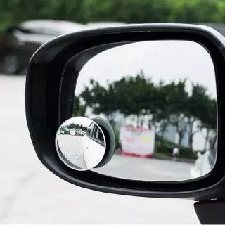 1 Pcs Car Blind Espelho Convexo De 360 Graus De Largura Ângulo Redondo Espelho Retrovisor
