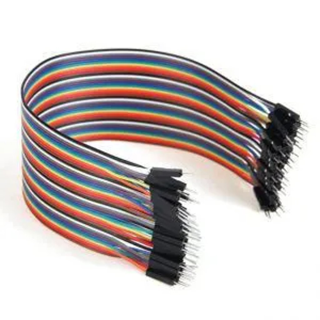 Cabo Jumper 20cm Macho X Macho 40 Unidades Para Arduíno, Arduino Mega, Arduino Uno, Esp8266, Esp32, W5100, Hc-05, Hc-06, Kit de Arduino, Arduino Uno R3, Sg90s, Arduino Completo