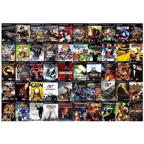 30 Jogos Ps2 A Sua Escolha Compatível C/ Ps2