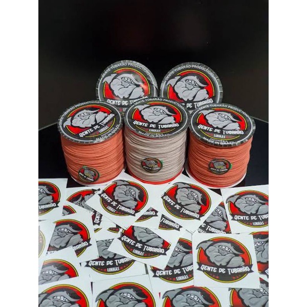 LINHA DE PIPA INDONSIA DENTE DE TUBARÃO GELASAN 500 Jardas (Metros) NYLON IMPORTADA 040