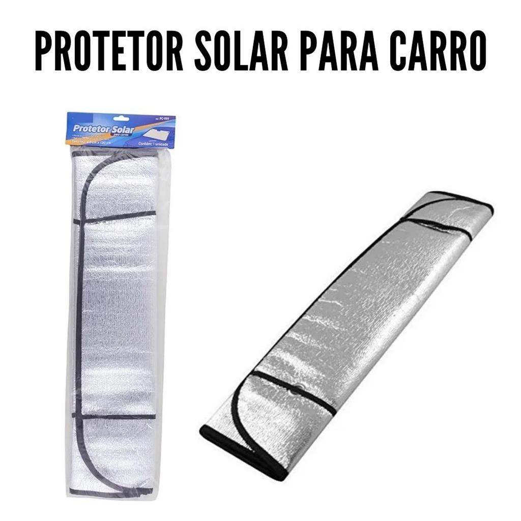 Protetor Solar Carro Para-brisa Quebra-sol Universal Com Uv