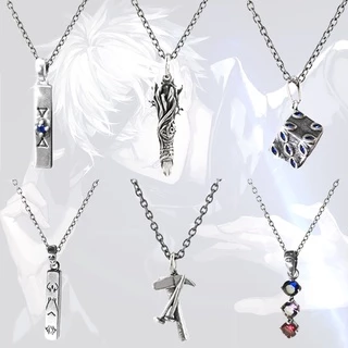 Colar Anime Jujutsu Kaisen Gatoru Ryomen Sukuna Pingente Metal Acessório Cosplay Halloween