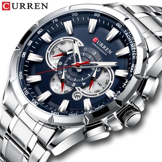 CURREN 8363 Causal Sport Chronograph Men