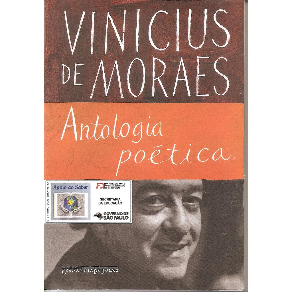 LIVRO ANTOLOGIA POETICA - VINICIUS DE MORAES (NOVO) | Shopee Brasil