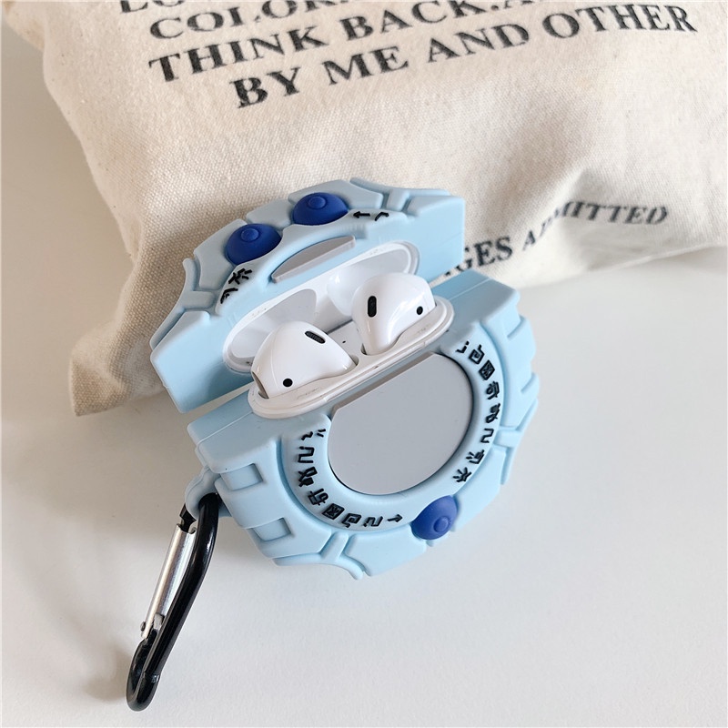 Capa Digital Monstro Digivice Para Apple Airpods Pro 1 2 3 Geração