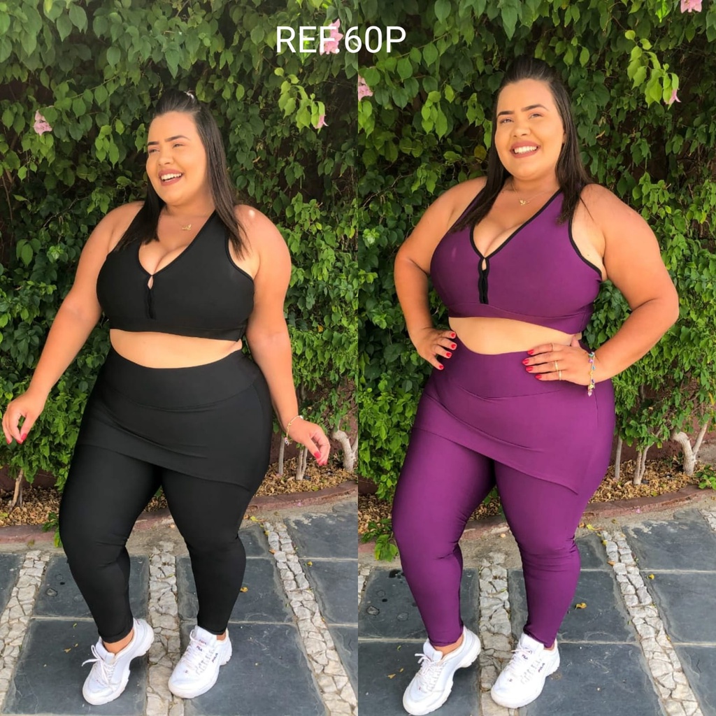 Moda Fitness Feminina Plus Size Fitness Roupa Academia Cea Roupa