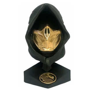 Miniatura Escultura Máscara Scorpion Mortal Kombat 11