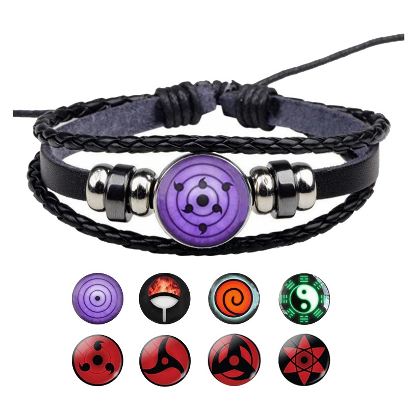 Pulseiras Unissex Naruto Sharingan Símbolos Konoha Clãs Uchiha Hyuuga  Akatsuki, Relógio Masculino Recantoastralsite Nunca Usado 57948752