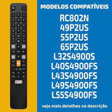 Telecomando RC802N UC6596 UC6406 NETFLIX TCL - Molti TV Modelli Nuovo