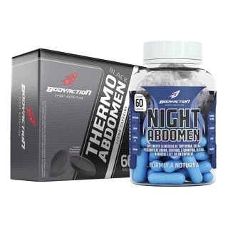 Night Abdomen 60 caps + Thermo Abdomen Black 60 comp Bodyaction