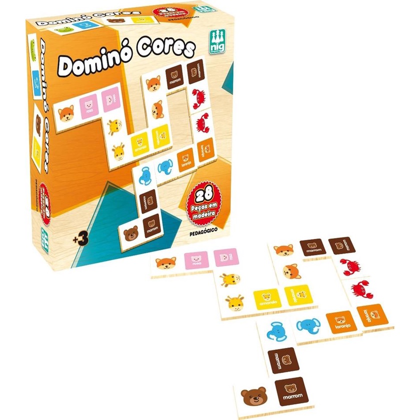 Unijet Indústria e Comércio de Plásticos - Jogo de Dominó Cores Quantidade:  28 Peças Tamanho das Peças: 70x30mm . . . #jogos #jogosemmdf  #jogoseducativos #jogoskids #jogosdedominó #jogosemfamilia  #jogospedagógicos #educação #crinças #unijet