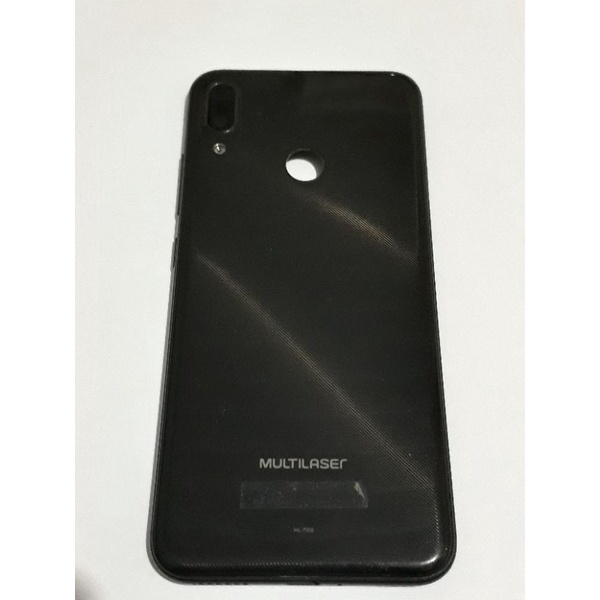 tampa traseira multilaser g pro p9097-original preta c/botões | Shopee ...