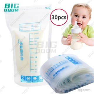 30 Peças Bolsa De Armazenamento Para Leite Materno Sem BPA/Bebês De 250ml