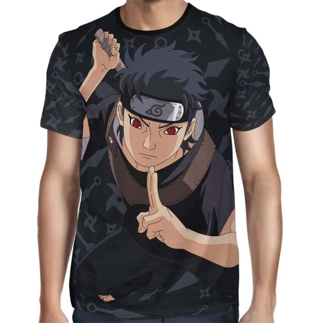 Camiseta/camisa Shisui Uchiha Sharingan- Camiseta Naruto