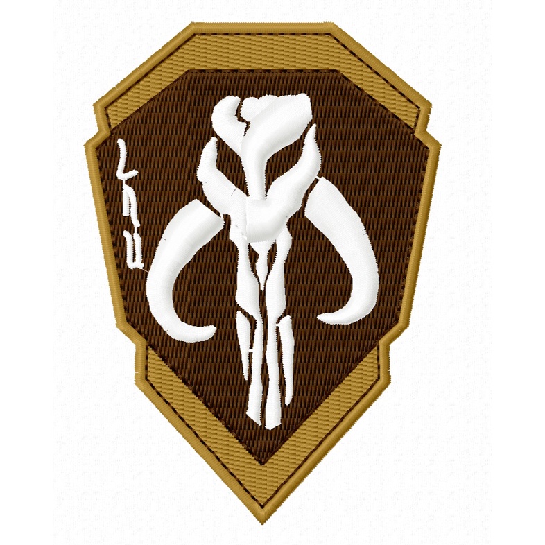 Patch Bordado MANDALORIAN - Caçador de Recompenças_64X90