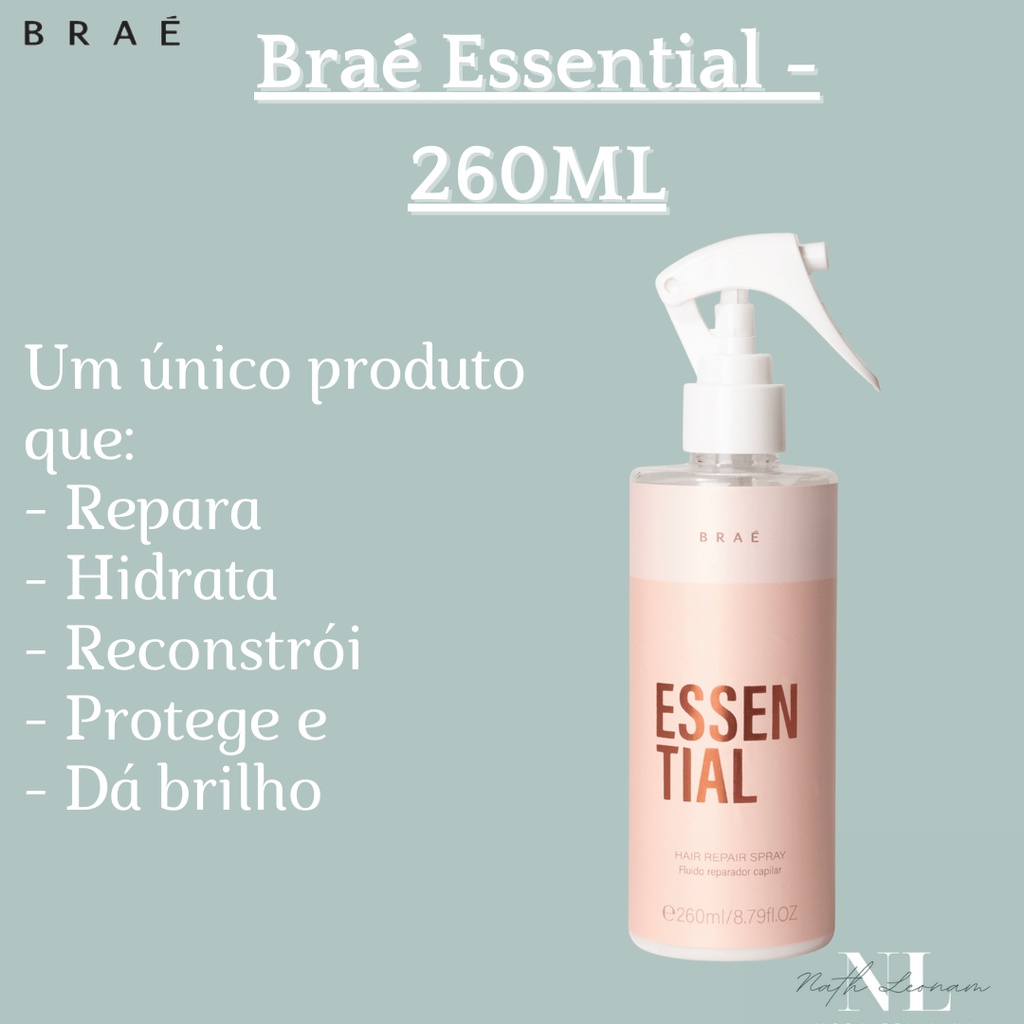 Essential Hair Repair Spray 260ml - Braé | Shopee Brasil