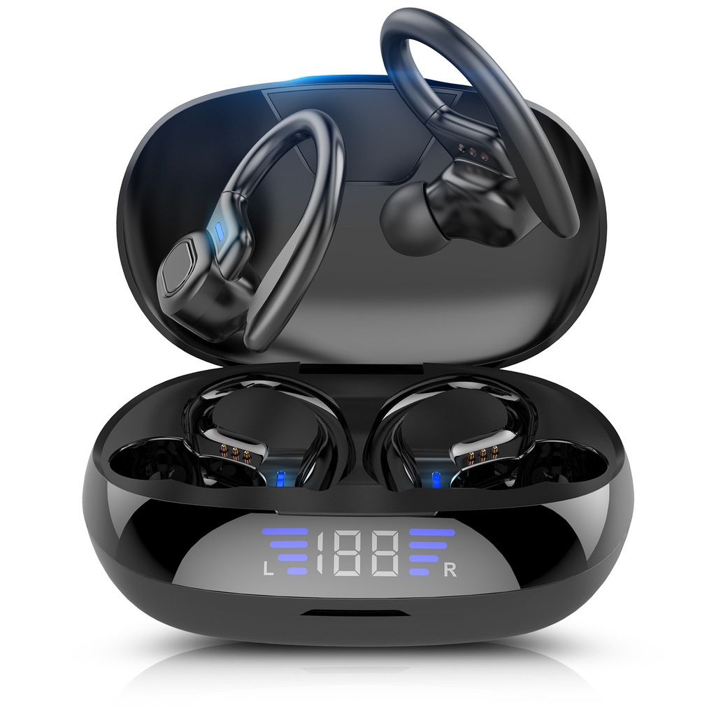 Fone de ouvido sem fio Bluetooth V5.1 à prova d'água IPX6