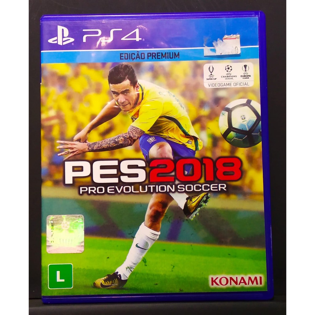 Jogo Pro Evolution Soccer 2018 (pes 18) - Ps4 em Promoção na