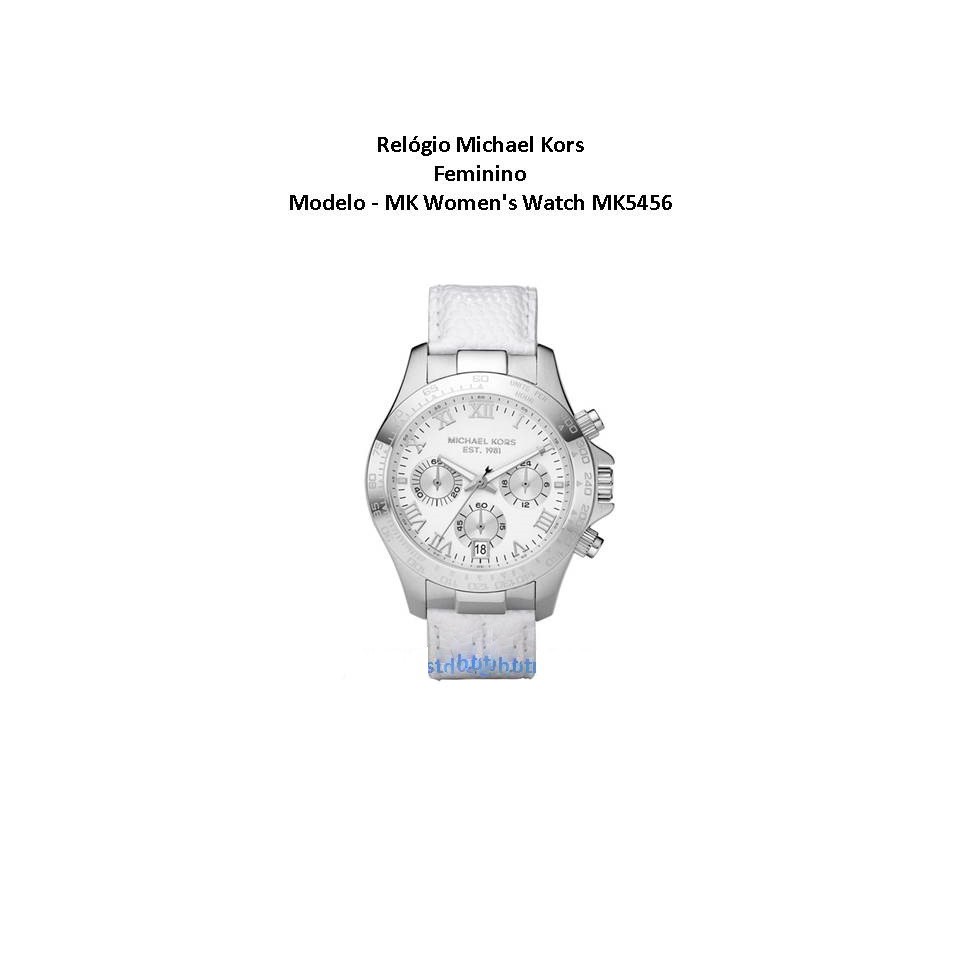 Relógio michael best sale kors branco