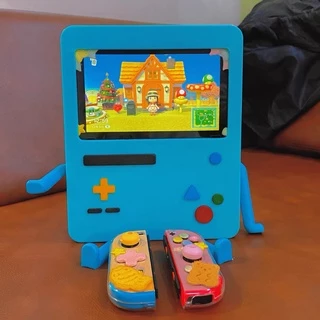 Nintendo Switch BMO Stand Bonito Dos Desenhos Animados Multi-Cor Silicone Material Handheld Tela Jogo Apoio