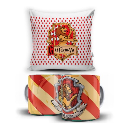 Kit almofada e caneca harry potter pijama toddyris em Promoção na