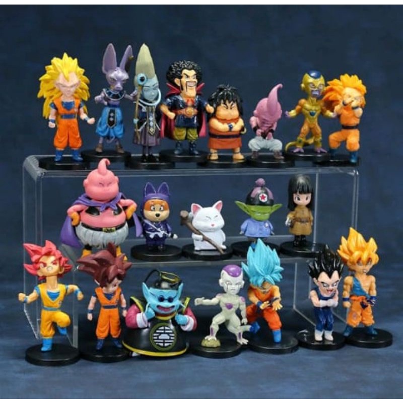 Boneco Action Figure Miniatura Goku Super Sayajin Blue Colecionáveis  DragonBall Z Super - 18cm