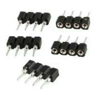 Conector Rgb 4 Vias Macho X Fêmea Para Fita Led 4 pinos RGB 5050 3528