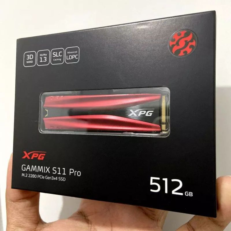 SSD M2 NVME 512GB ADATA XPG GAMMIX S11 PRO - ORIGINAL/NOVO | Shopee Brasil