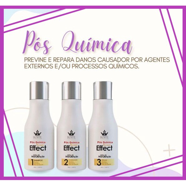 Kit Pós Química Effect - ROFFE PROFISSIONAL | Shopee Brasil