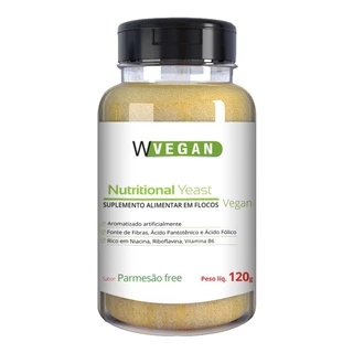 Nutritional Yeast Flocos Sabor Parmesão Free 120g WVegan