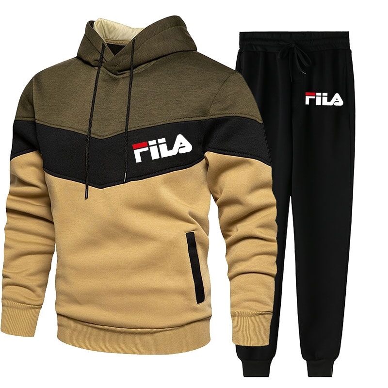 Conjunto De Moletom Masculino + Calça Esportiva/2 Peças/Roupa Masculina ...