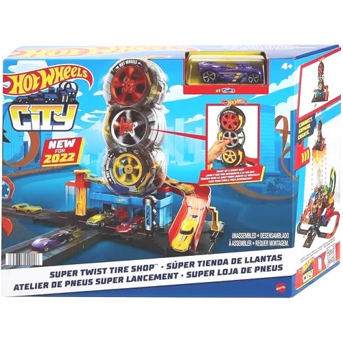 Carrinho Hot Wheels City Robô Beasts Pista Loja Máxima de Pneus de  Velocidade - GJL16 - Mattel