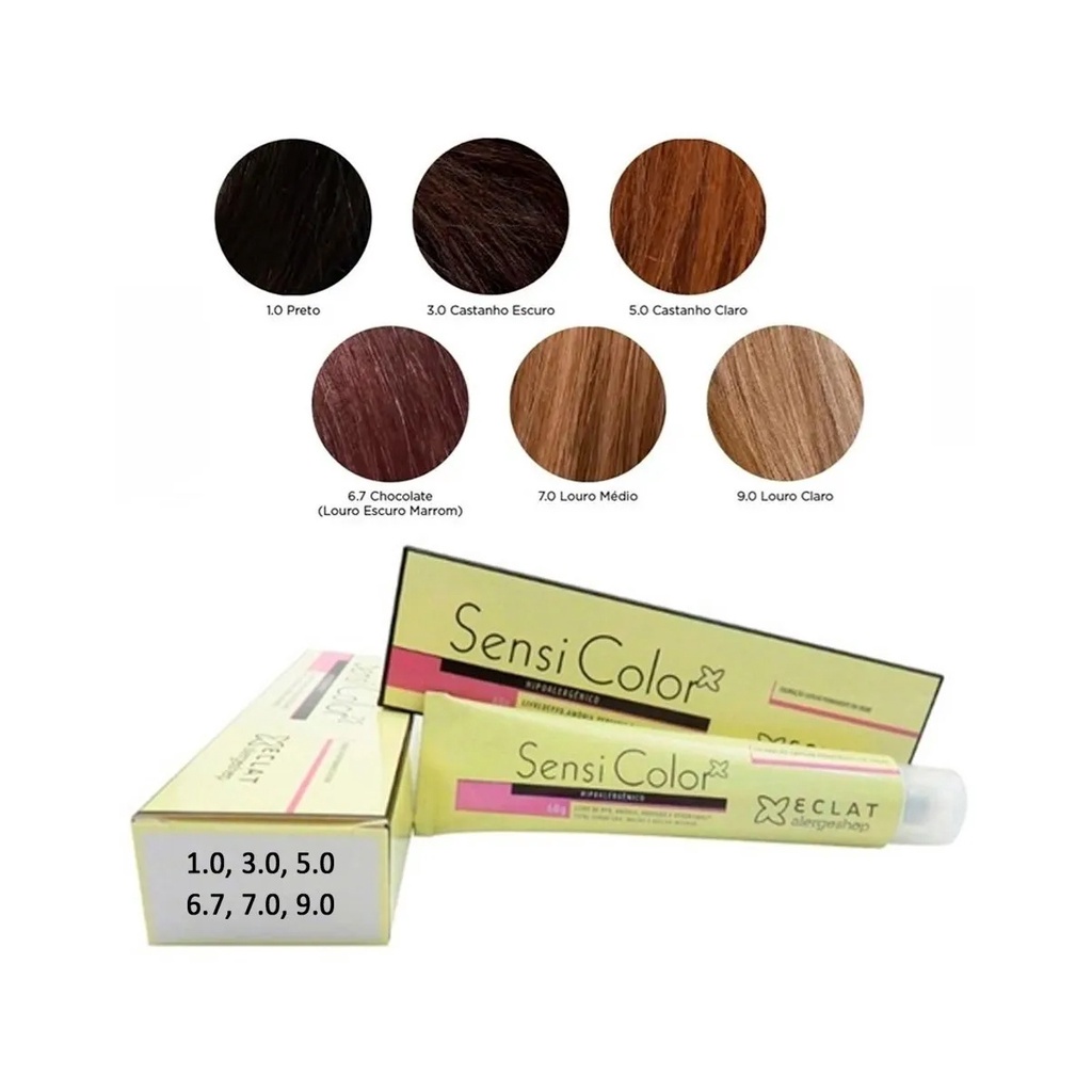 Tinta Sensi Color Hipoalergênica | Shopee Brasil