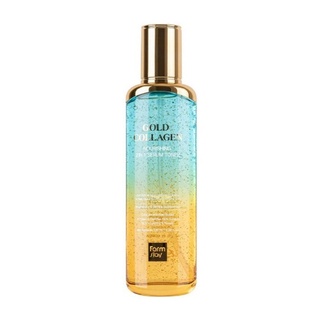 farmstay gold collagen nourishing 2in1 serum toner 130ml
