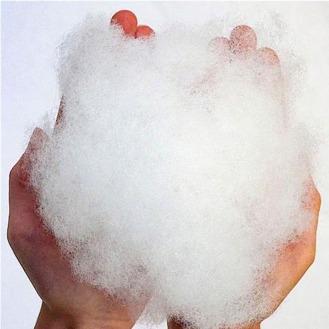 1kg Fibra Siliconada Antialérgica Macia P/ Enchimento Envio Imediato