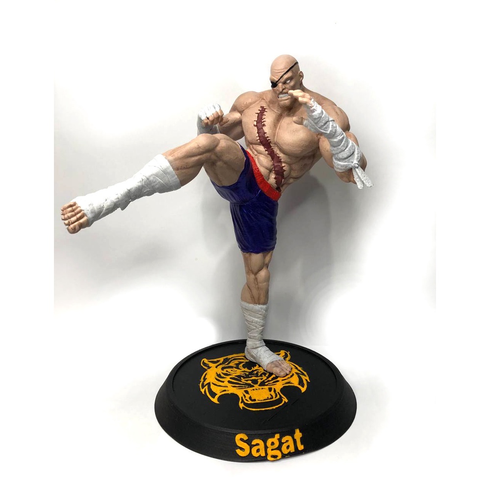 FIGURINE VINTAGE GI Joe Street Fighter II SAGAT 1993 + accessoires + carte FR EUR 44,90 - FR