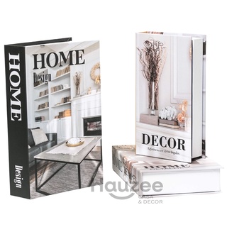 Kit 3un Caixa Porta Objetos Livro Decorativo Varias Estampas Luxo Moderno
