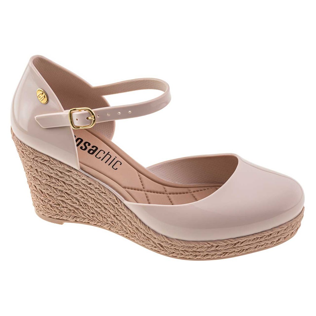 Sandália Anabela Boneca Corda Shopee Brasil