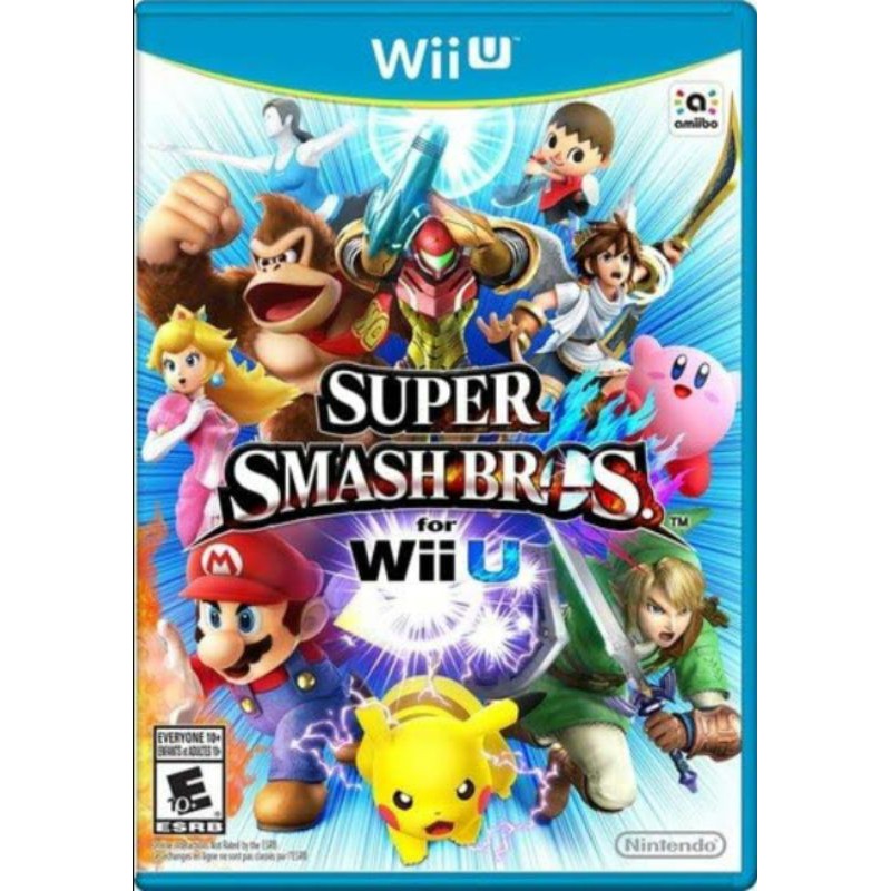 Super Smash Bros NINTENDO WII U MÍDIA FÍSICA