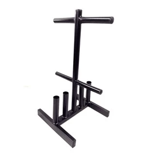 Suporte Para Anilhas e Barra Expositor Academia 4 barras