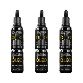 KIT 6x ÓLEO PARA BARBA DON VITOR 30ml 6 unidades