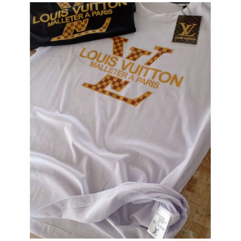 Camiseta Masculina Malha 30.1 Padrão Premium - Camisa Padrão Shopping Louis  Vuitton - Desconto no Preço