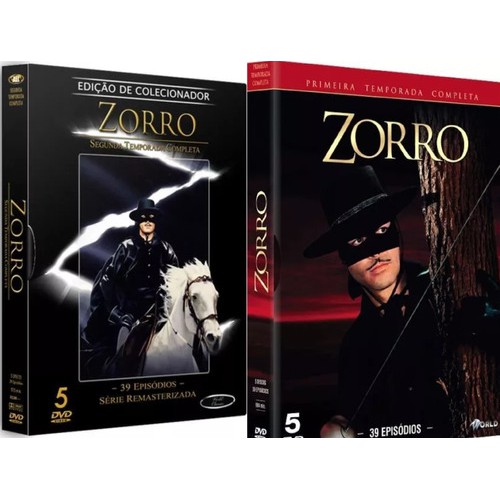 Box Zorro - Primeira Temporada Completa, 5 Discos em Promoção na