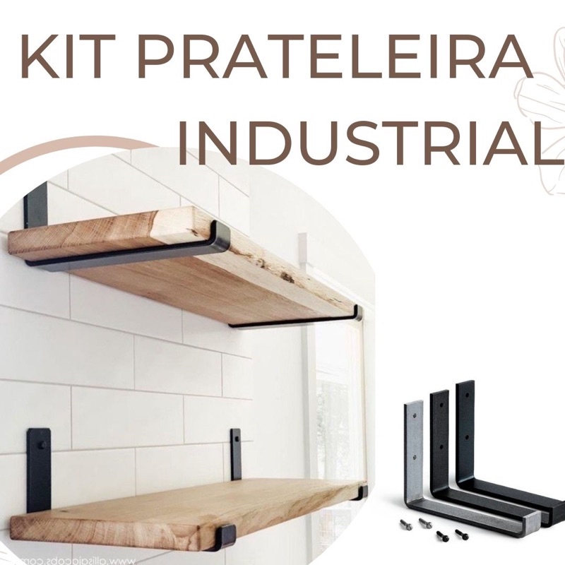 Prateleira Industrial ( KIT COM 02 PEÇAS )